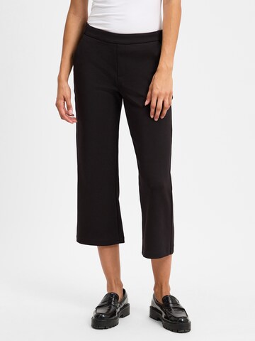 Marie Lund Loosefit Hose in Schwarz: Vorderseite