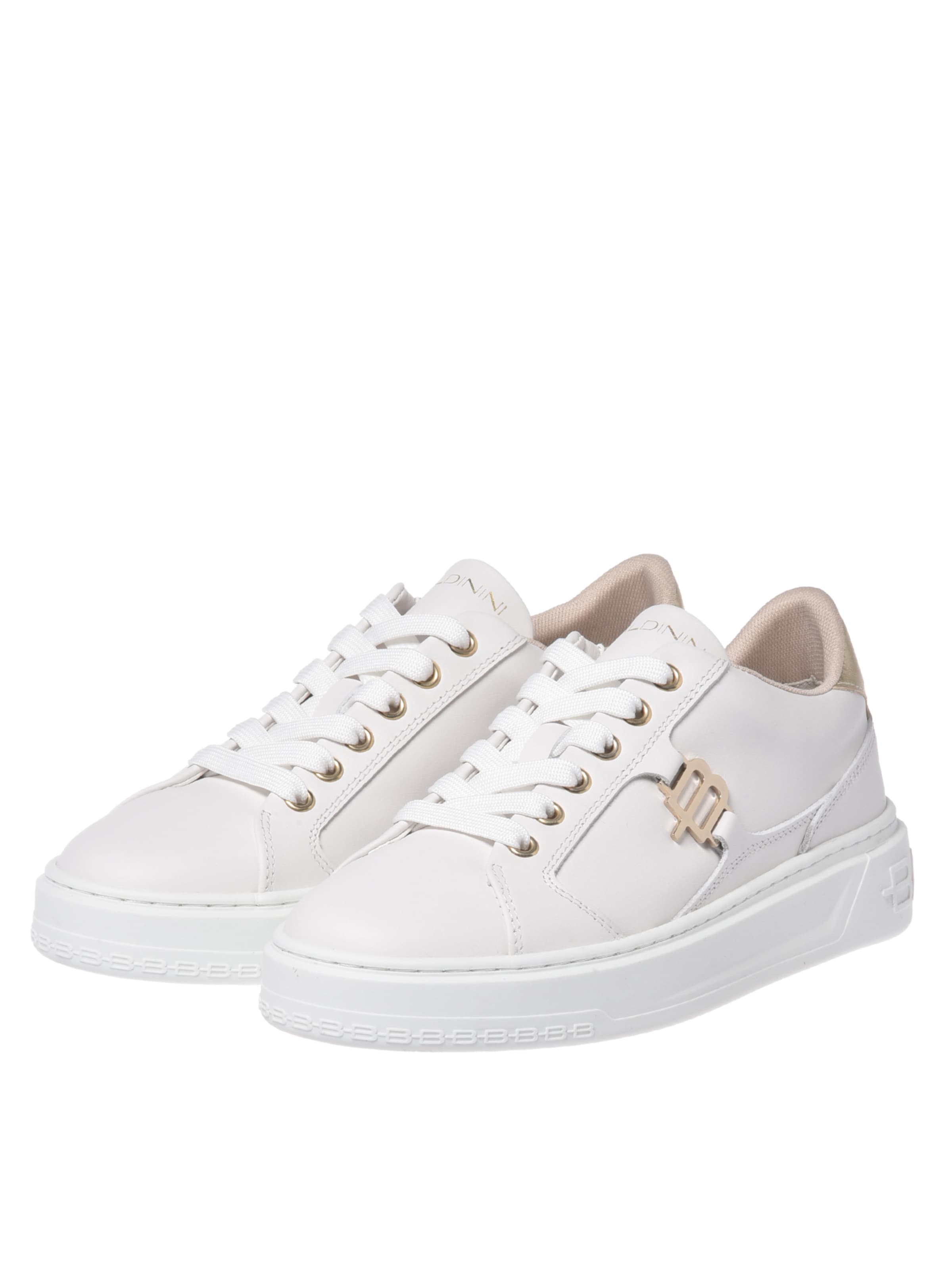 BALDININI Platform trainers in White