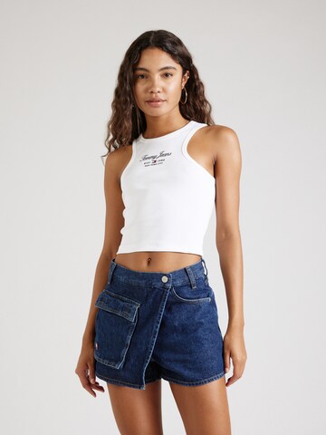 Tommy Jeans Top in White: front