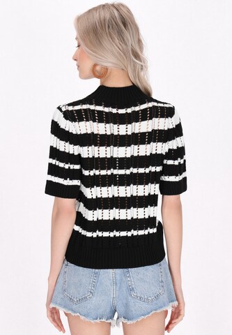 Pull-over 'Boho' IZIA en noir