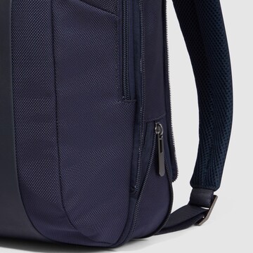 Piquadro Backpack 'Brief' in Blue
