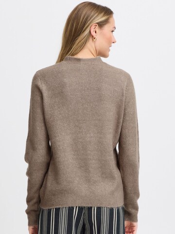 Fransa Knit Cardigan in Grey