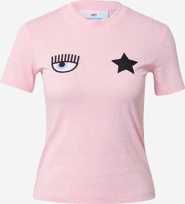 Chiara Ferragni Koszulka w kolorze różowy: przód