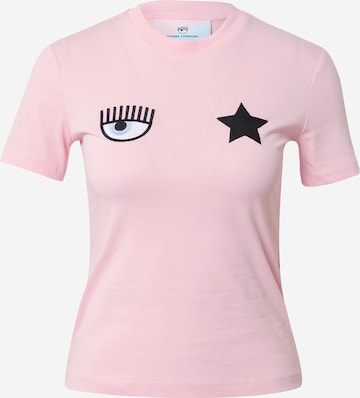 T-shirt Chiara Ferragni en rose : devant