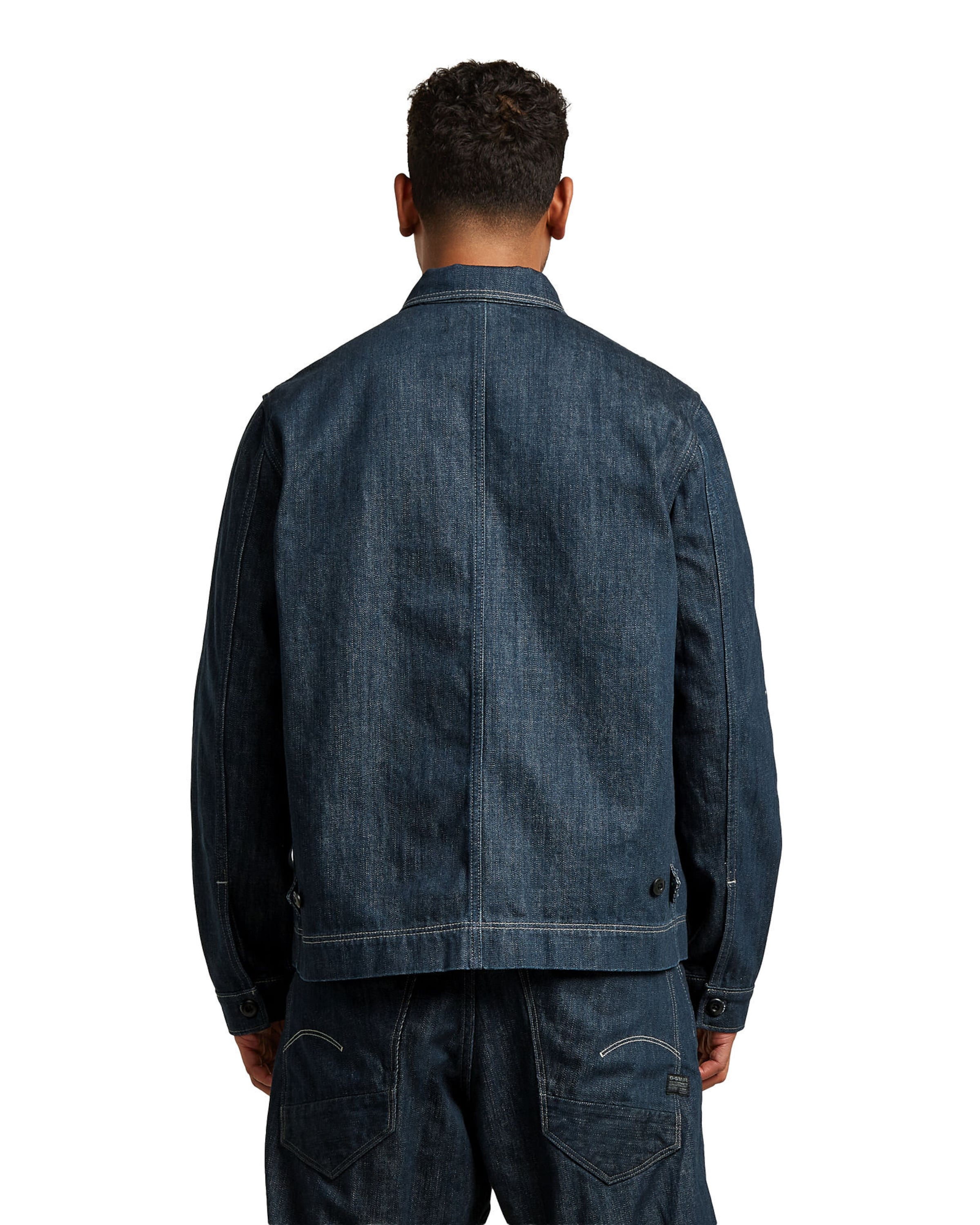G-STAR Regular Fit Overshirts-Overshirt ' ' in Blau: Vorderseite