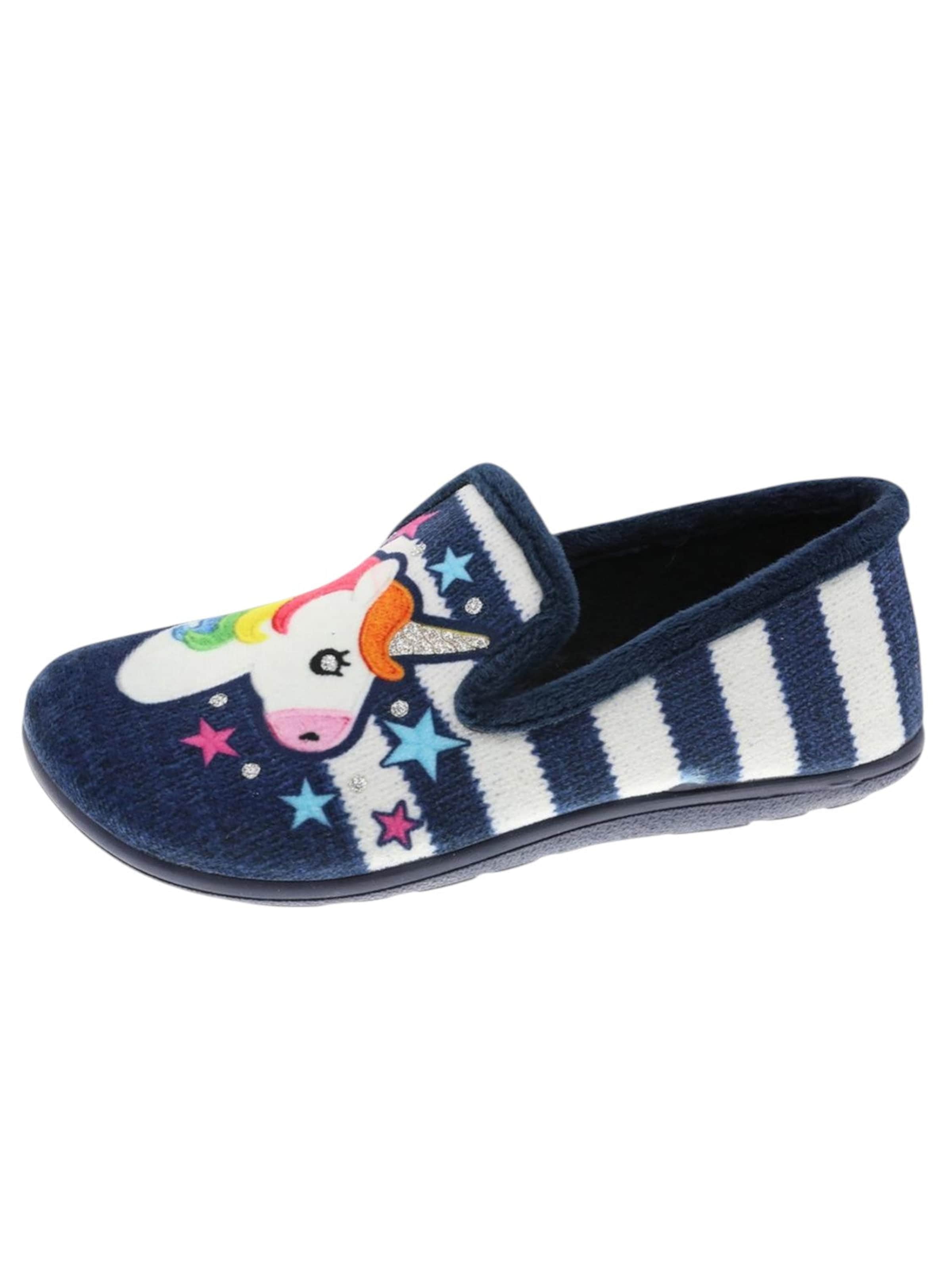 Beppi - Zapatillas de casa en azul: frente