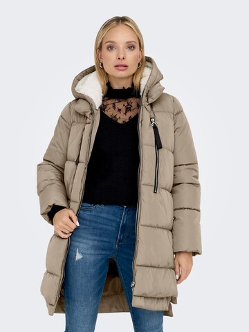 ONLY Wintermantel in Beige: Vorderseite