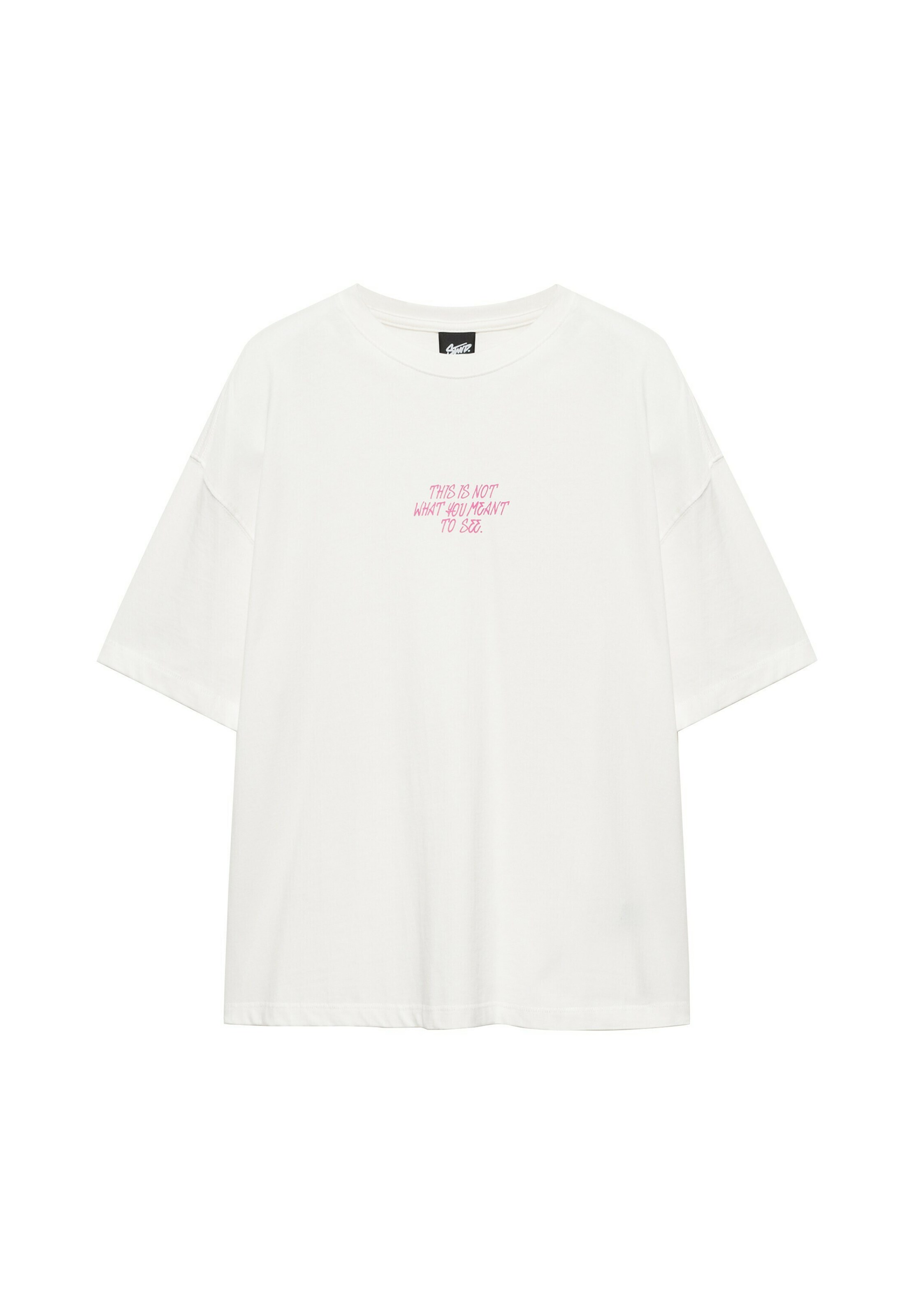 Pull&Bear Shirt 'STWD' in XS in Yellow / Light pink / White, Item view