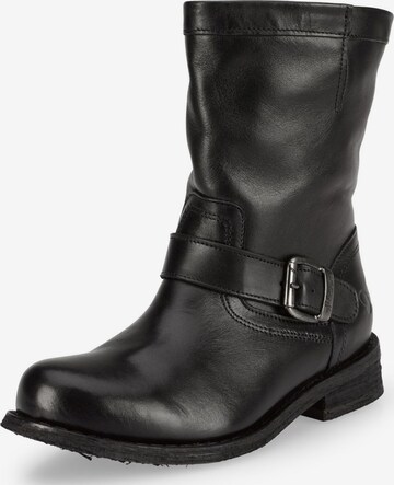 Felmini Wide Fit Ankle Boots in Black: front