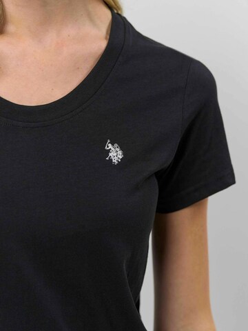 T-shirt 'Amy' U.S. POLO ASSN. en noir