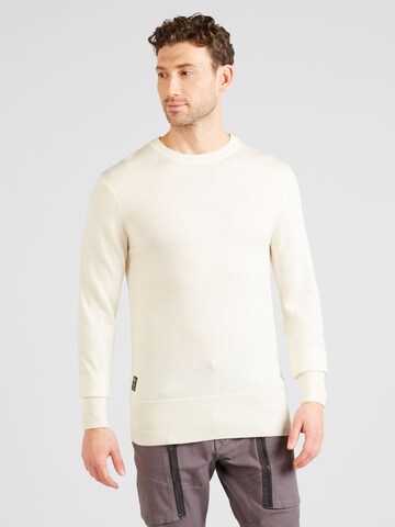 G-Star RAW - Jersey en beige: frente