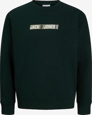 JACK & JONES Sweatshirt in Green: front