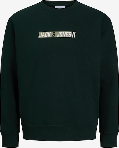 JACK & JONES Sweatshirt in XS in Dark green / White, Item view