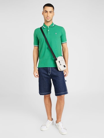 UNITED COLORS OF BENETTON Poloshirt in Grün