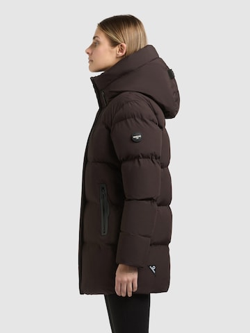 khujo Wintermantel 'Drown2' in Bruin