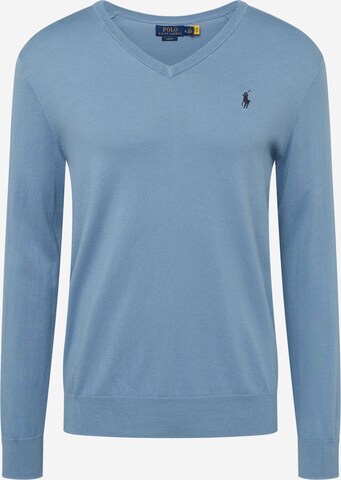 Pull-over Polo Ralph Lauren en bleu : devant