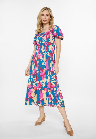Usha - Vestido de verão 'Spring Summer' em azul: frente