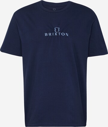 T-Shirt 'ALPHA' Brixton en bleu : devant