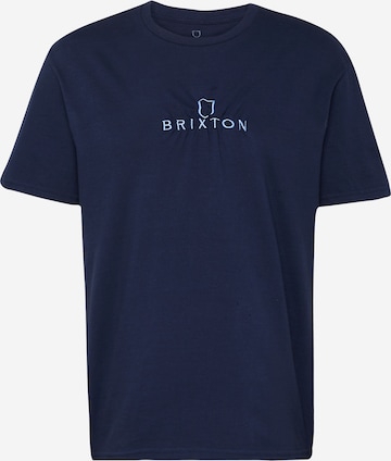 Brixton - Camisa 'ALPHA' em azul: frente