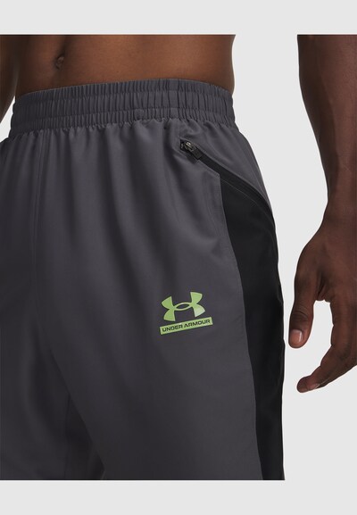 UNDER ARMOUR Sportbroek in L/Regular in de kleur Grijs, Productweergave