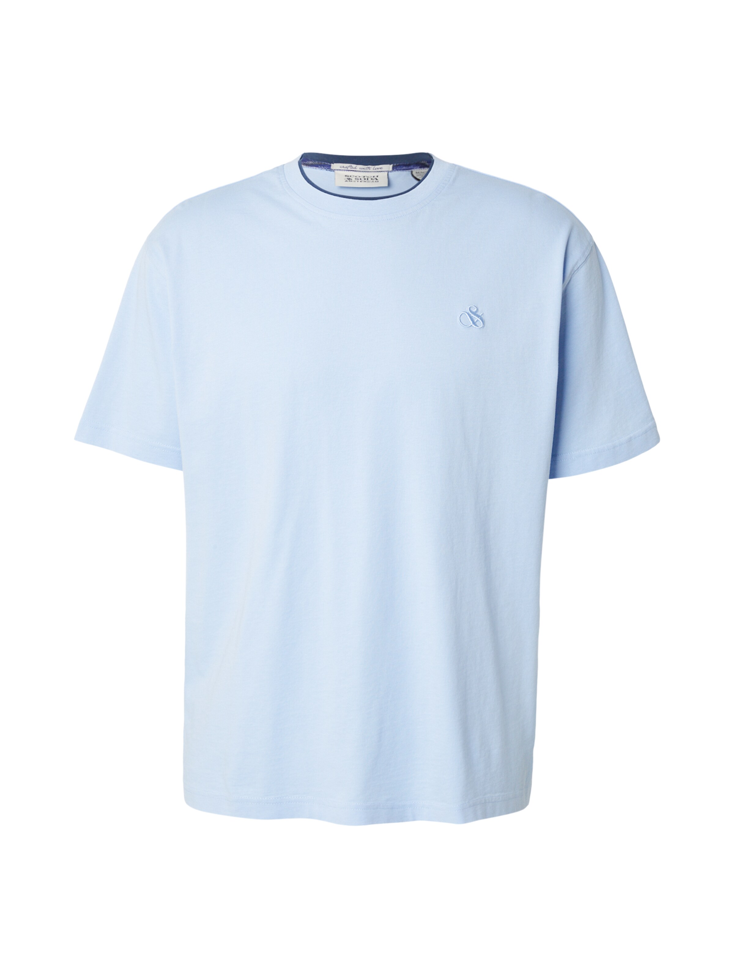 T-Shirt SCOTCH & SODA en bleu : devant
