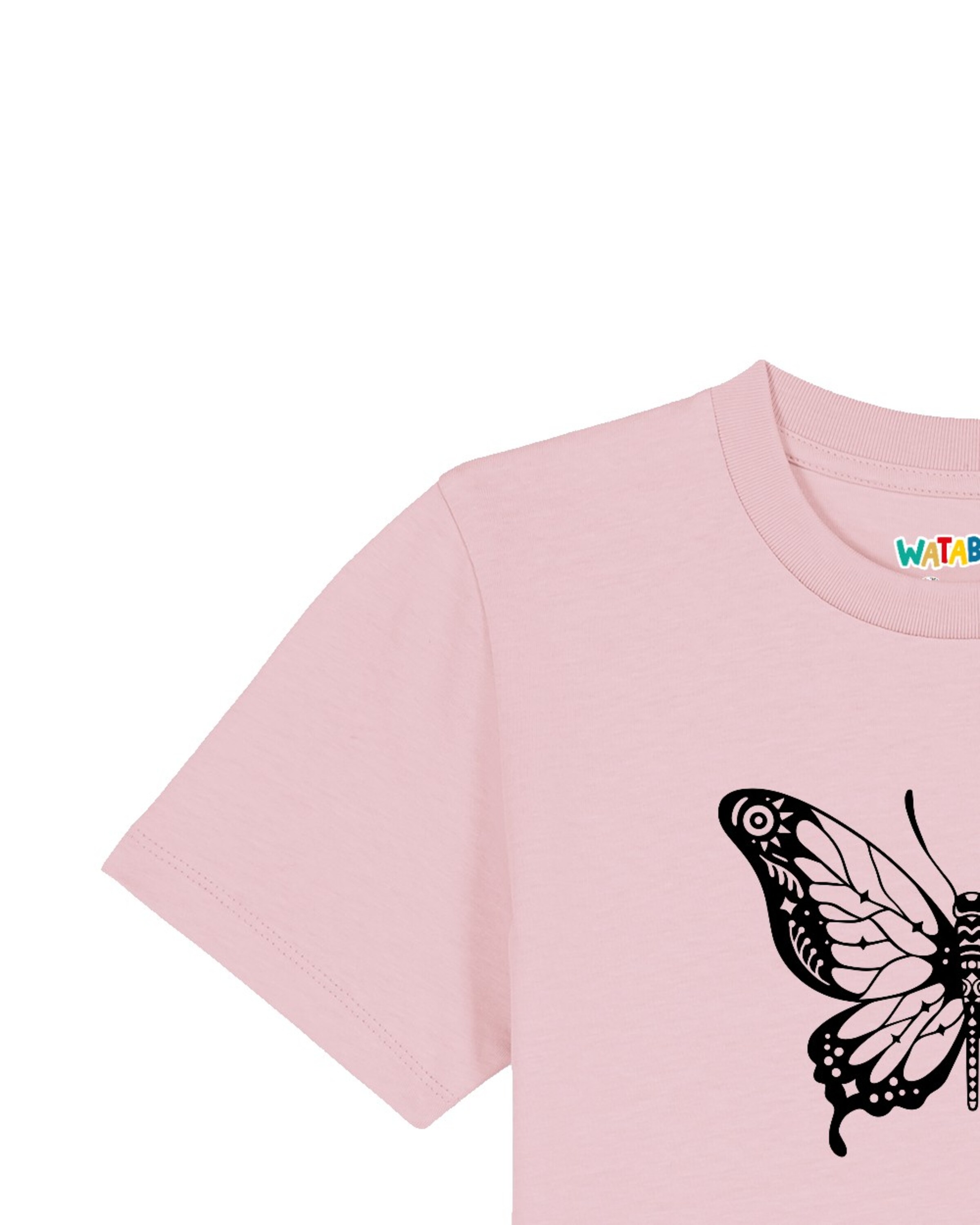 watabout.kids Shirt 'Schmetterling' in Pink