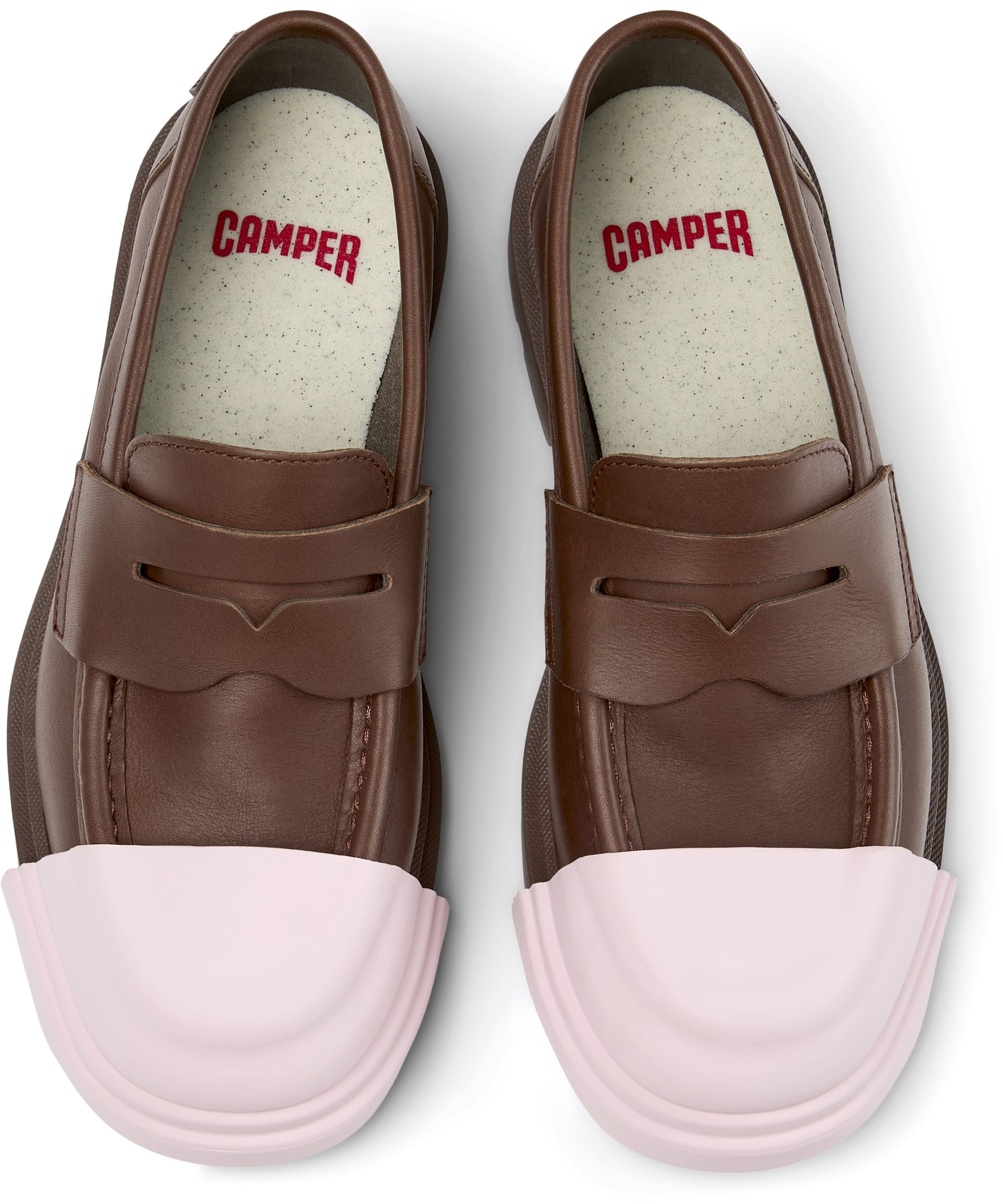 Slipper 'Junction' di CAMPER in marrone