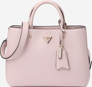 Borsa a mano 'Meridian' di GUESS in rosa: frontale