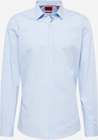 HUGO Red Slim fit Button Up Shirt 'Elisha' in Blue: front