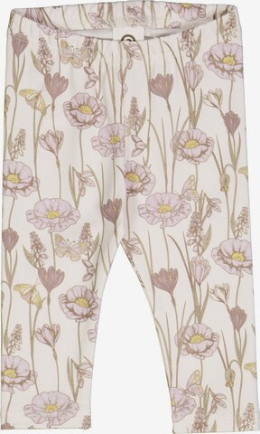 Skinny Leggings Müsli by GREEN COTTON en beige : devant