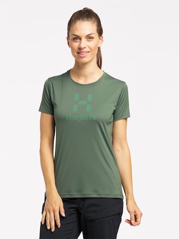 Haglöfs Performance Shirt 'Glee' in Green: front