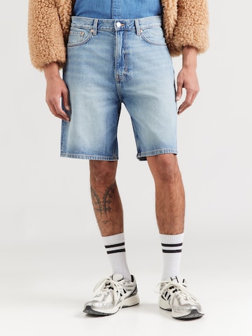 WEEKDAY Voľný strih Džínsy 'Galaxy' - Modrá: predná strana