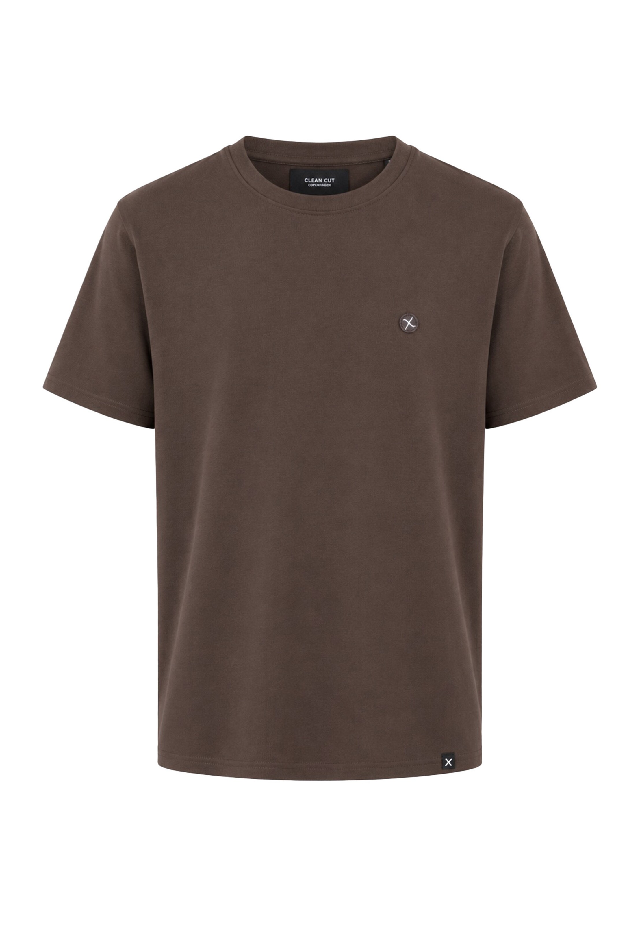 T-Shirt Clean Cut Copenhagen en marron : devant