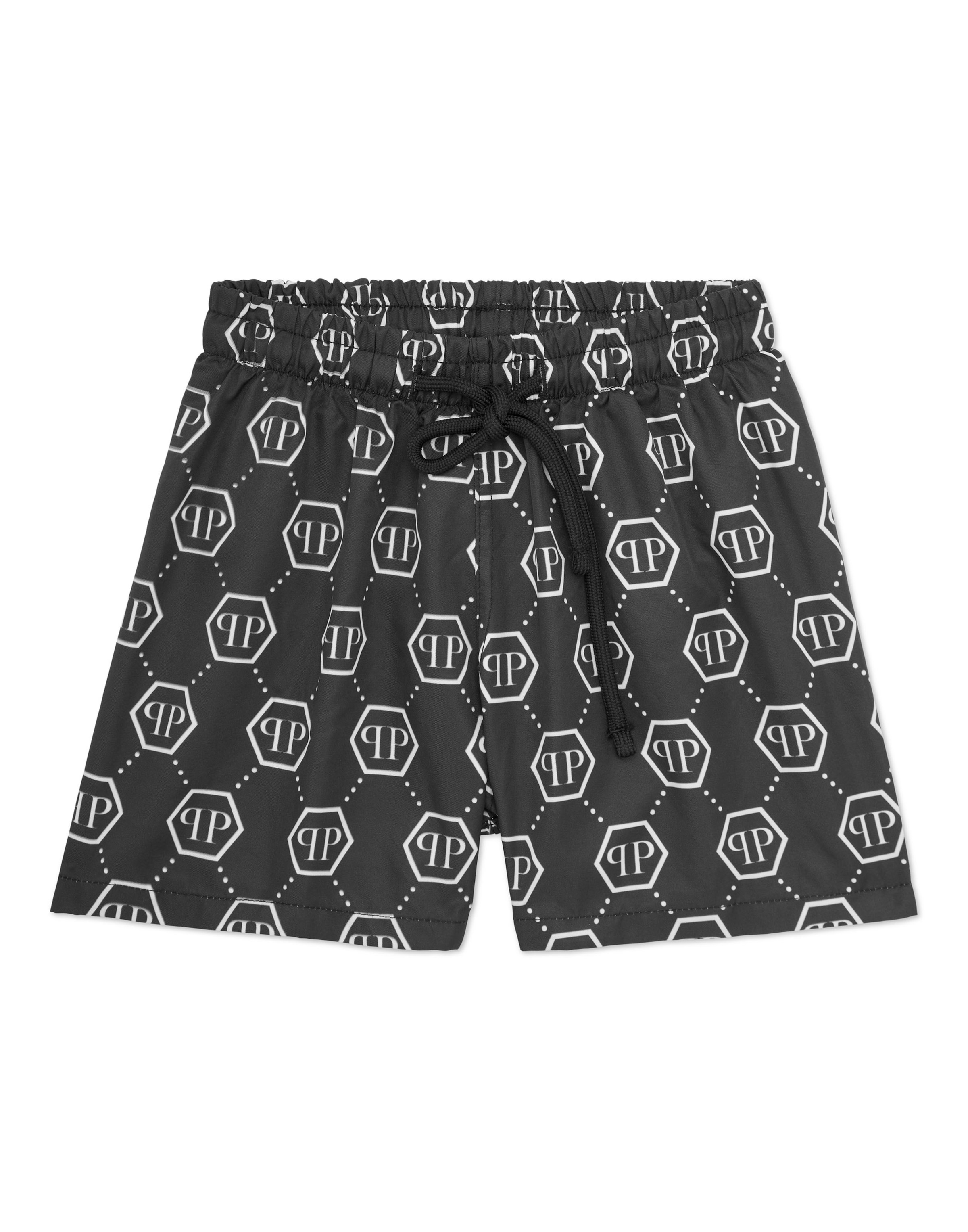 Philipp Plein Swimming shorts in Black: front