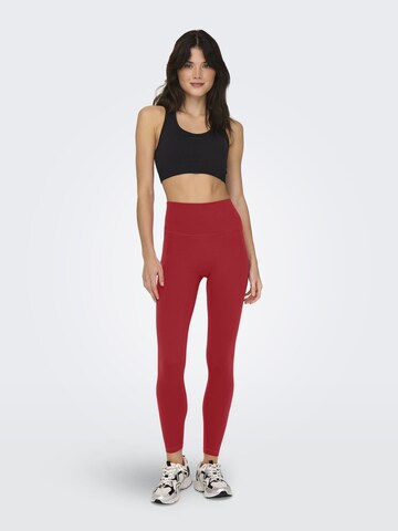 Skinny Pantalon de sport ONLY PLAY en rouge