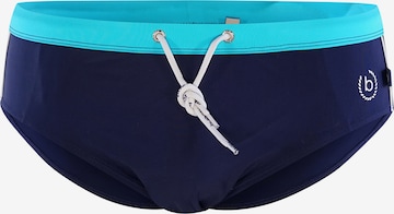 bugatti Swim Trunks ' Birk ' in Blue: front