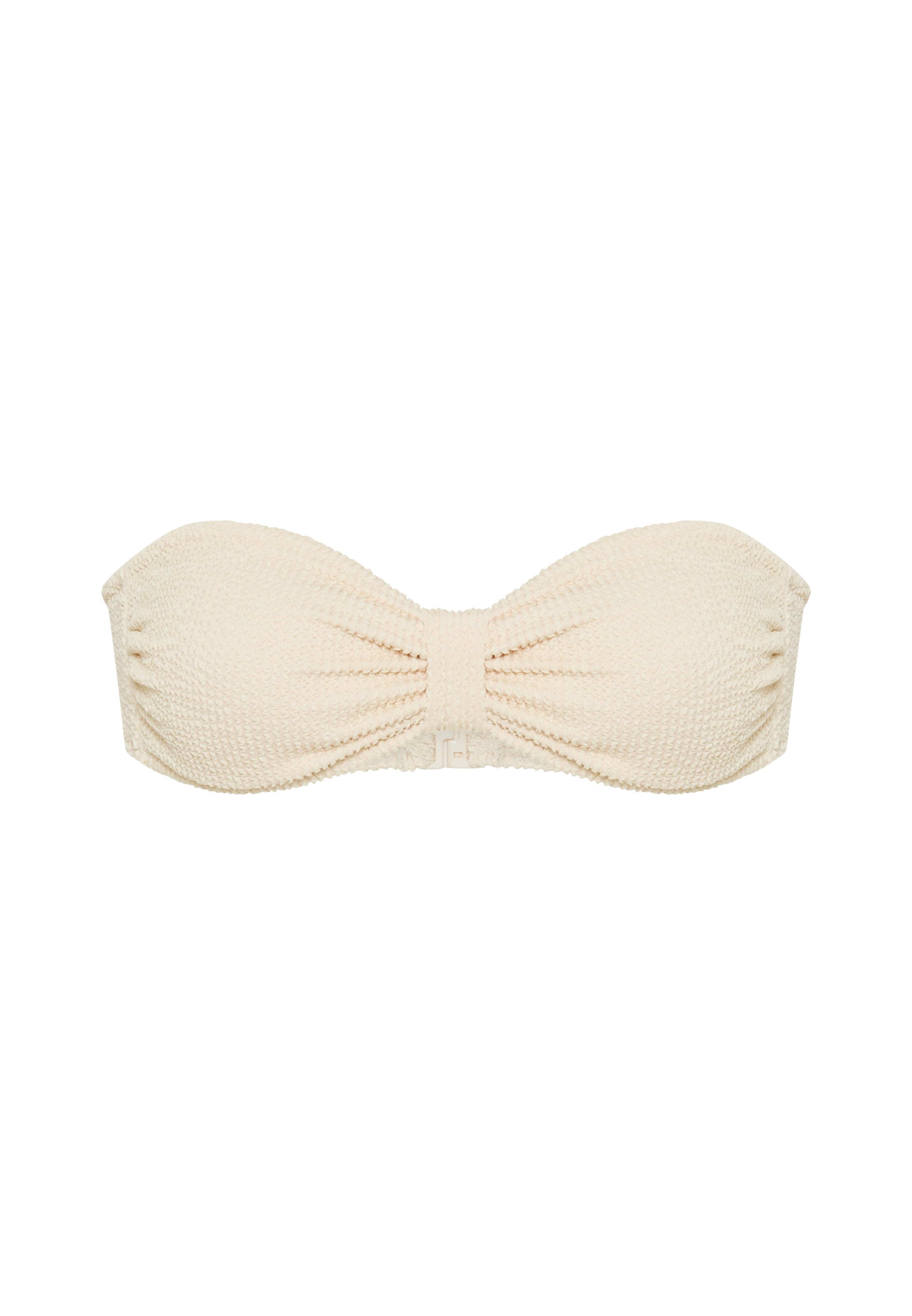 LSCN by LASCANA Bandeau Bikinitop 'Mix-Kini' in Beige: voorkant
