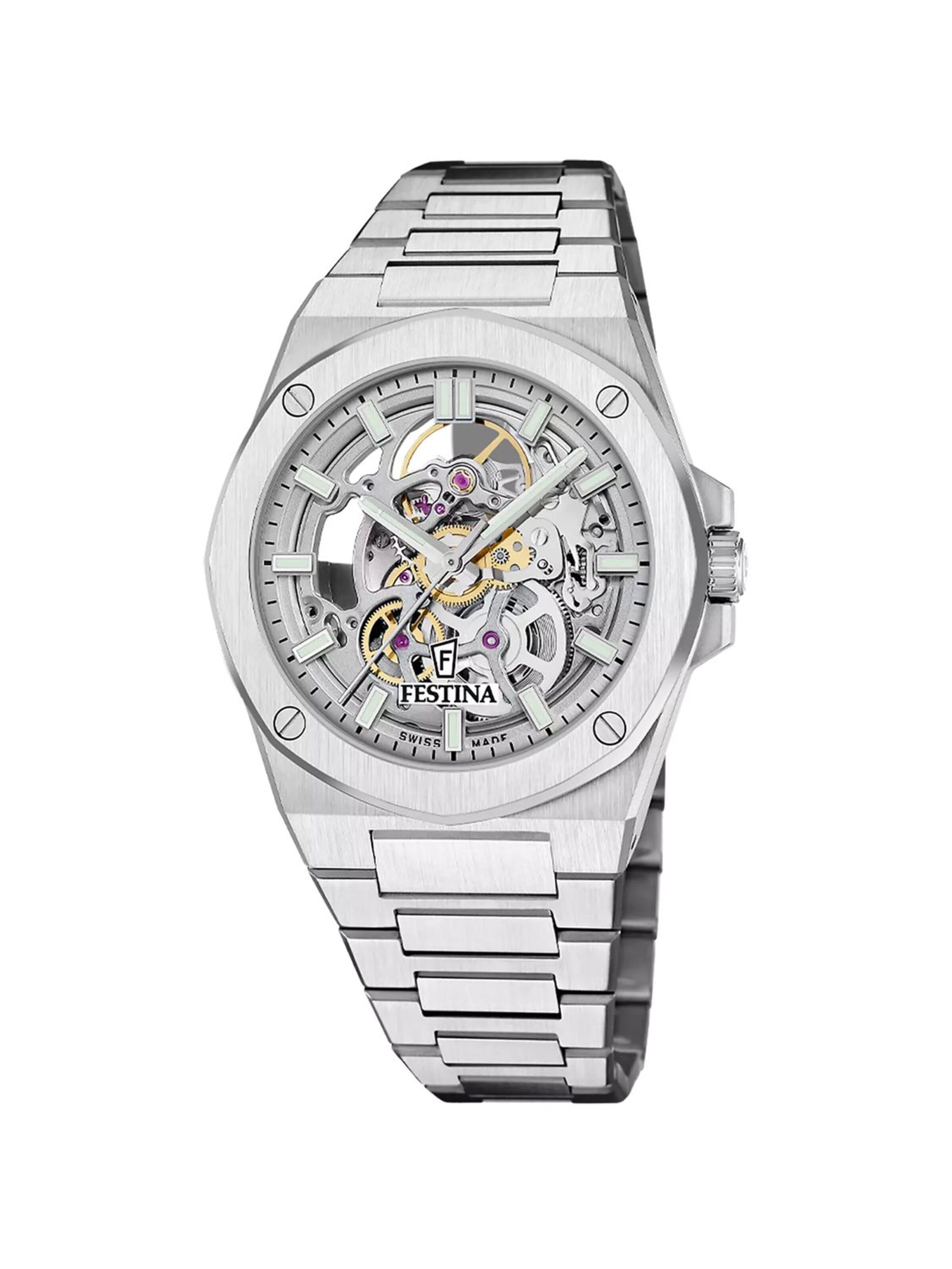 FESTINA - Reloj analógico en plata: frente