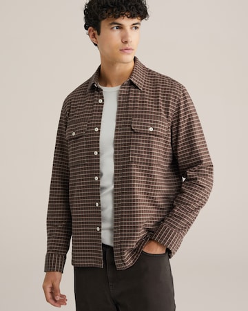 Geacă de primăvară-toamnă de la WE Fashion pe maro