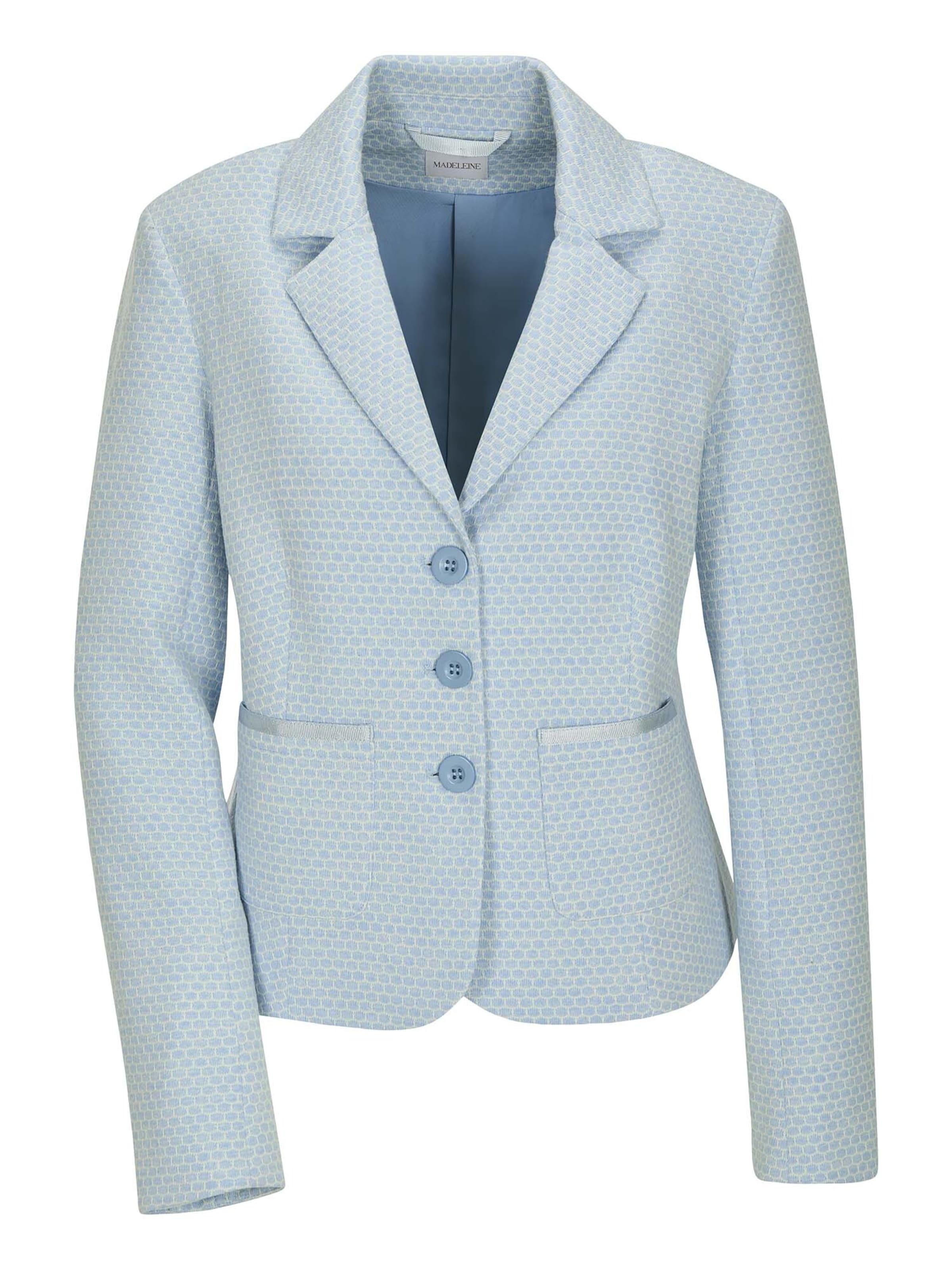 Blazer MADELEINE en bleu : devant