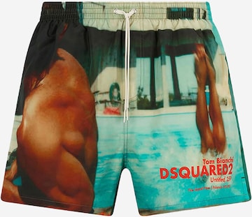 DSQUARED2 - Calções de banho em mistura de cores: frente