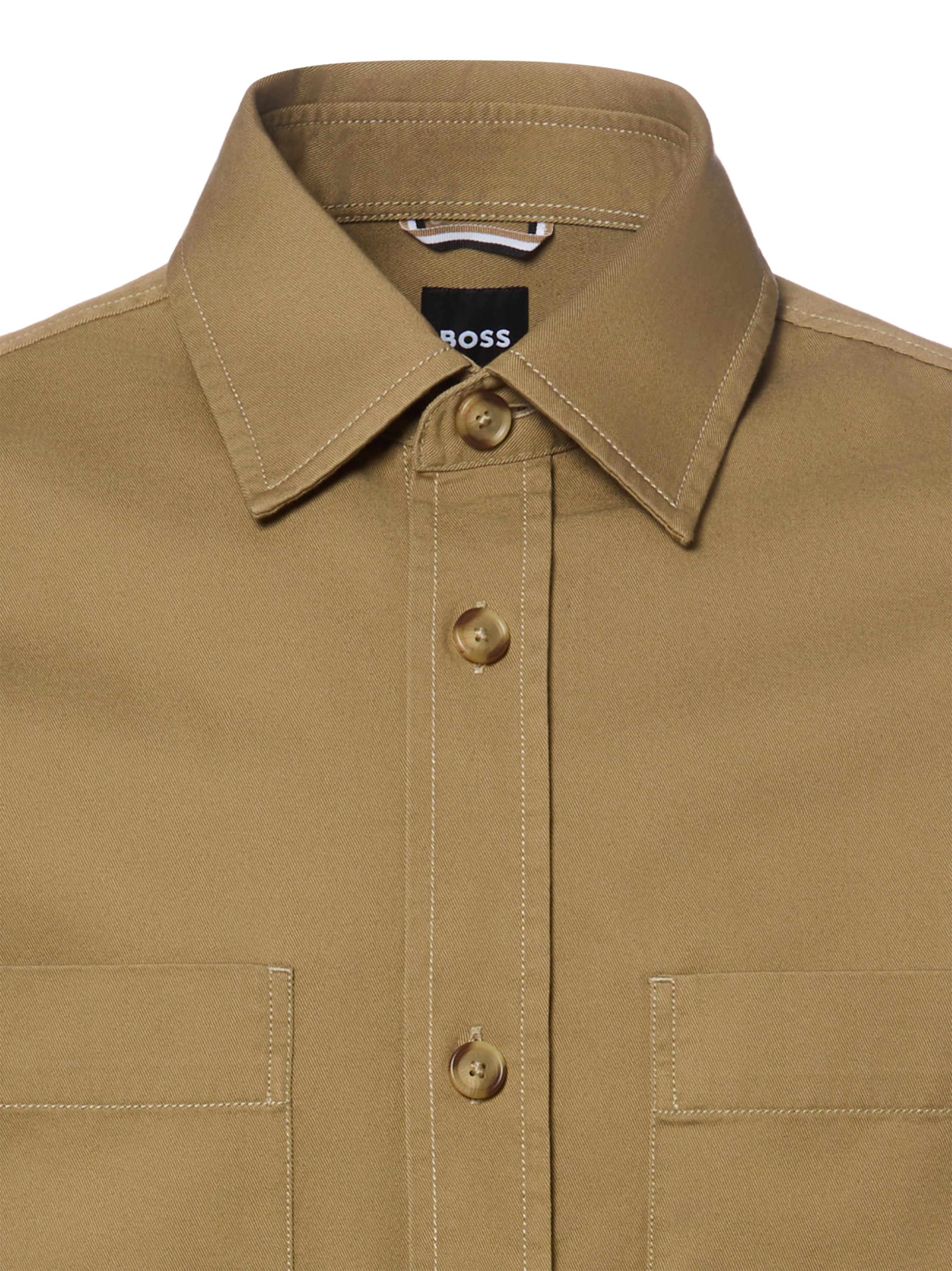 BOSS Comfort fit Overhemd 'Owen' in Groen