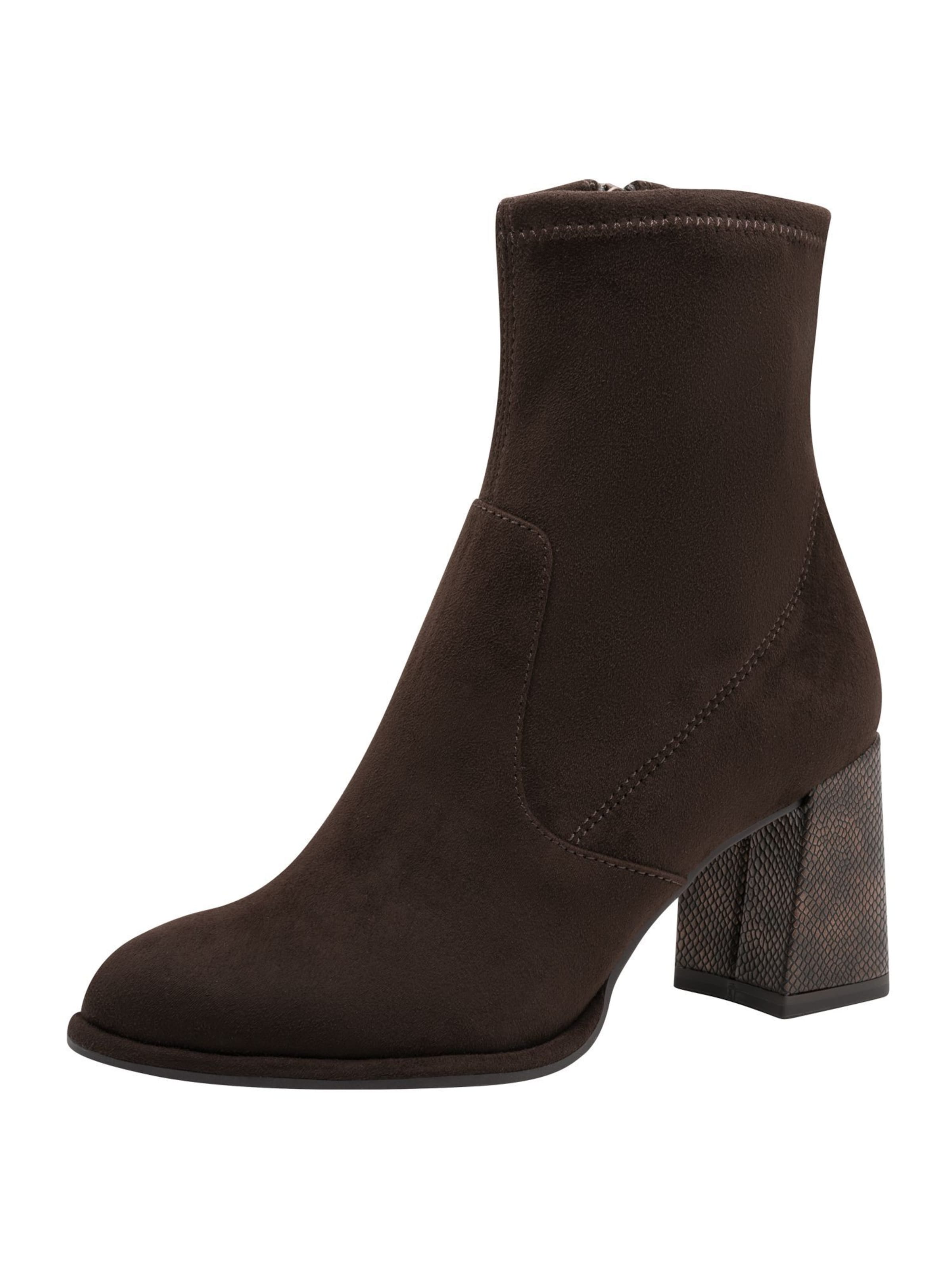 Bottines Tamaris en marron : devant