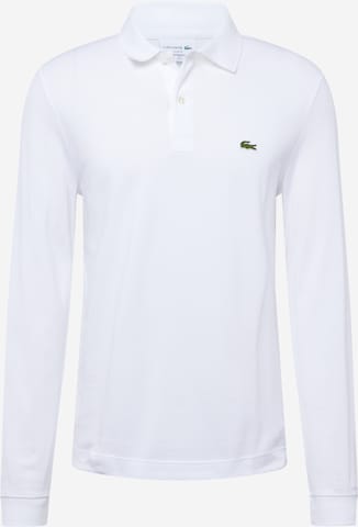 LACOSTE Regular Fit Poloshirt in Weiß: predná strana