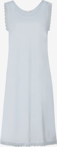 Hanro Nightgown ' Inaya ' in Blue: front