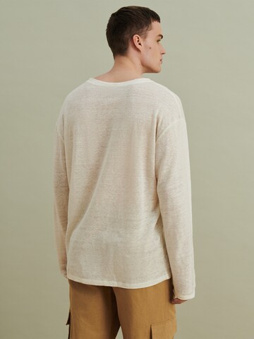 DAN FOX APPAREL Shirt 'Hannes' in Wit