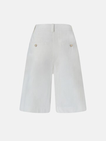 PINKO Regular Broek 'PINKO BRYANA BERMUDA LINO STRETCH BERMUDA' in Wit