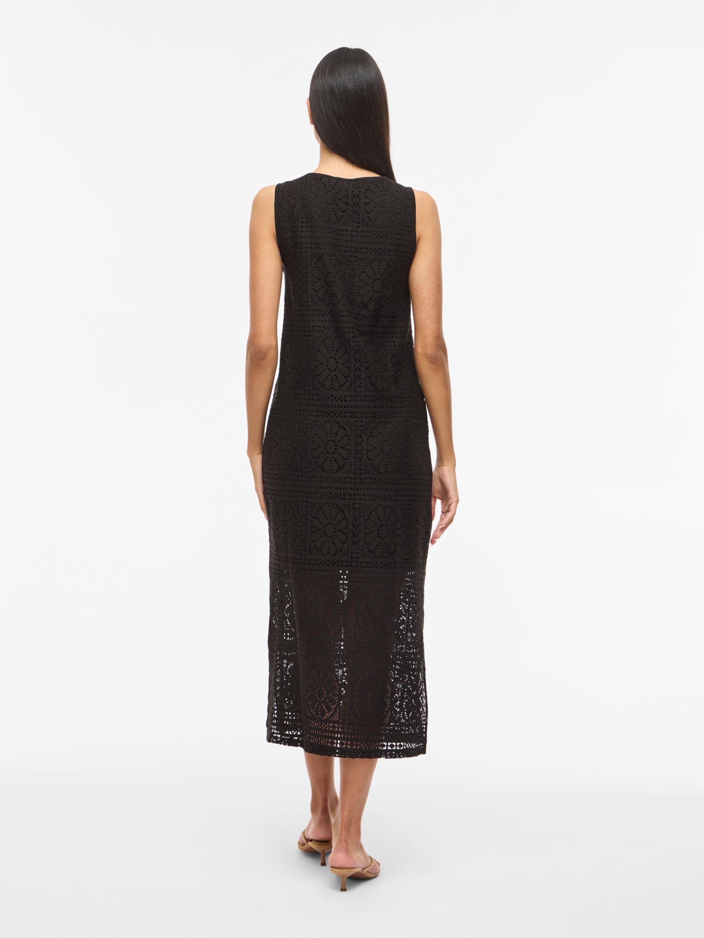 Robes en maille 'VIMERINDA' VILA en noir