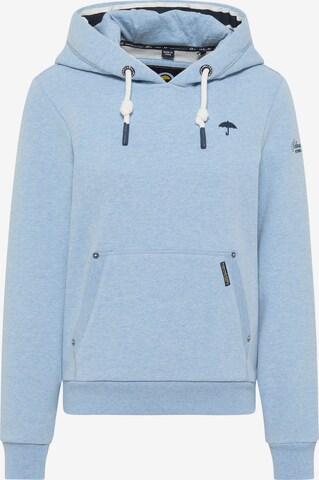 Sweat-shirt Schmuddelwedda en bleu : devant