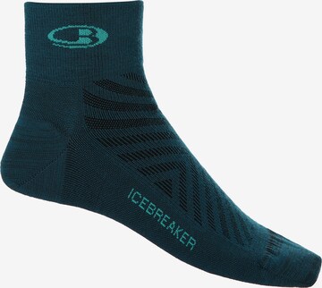 Chaussettes de sport ICEBREAKER en bleu : devant